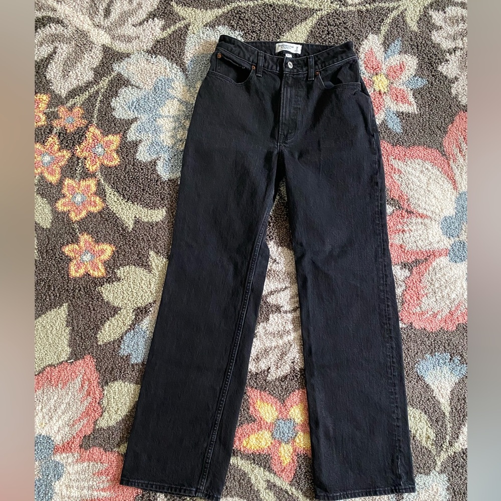 Abercrombie high rise 90s relaxed curve love jeans